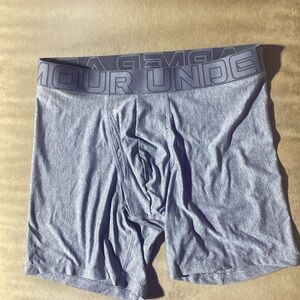 New M Grey Underarmour Underwear
